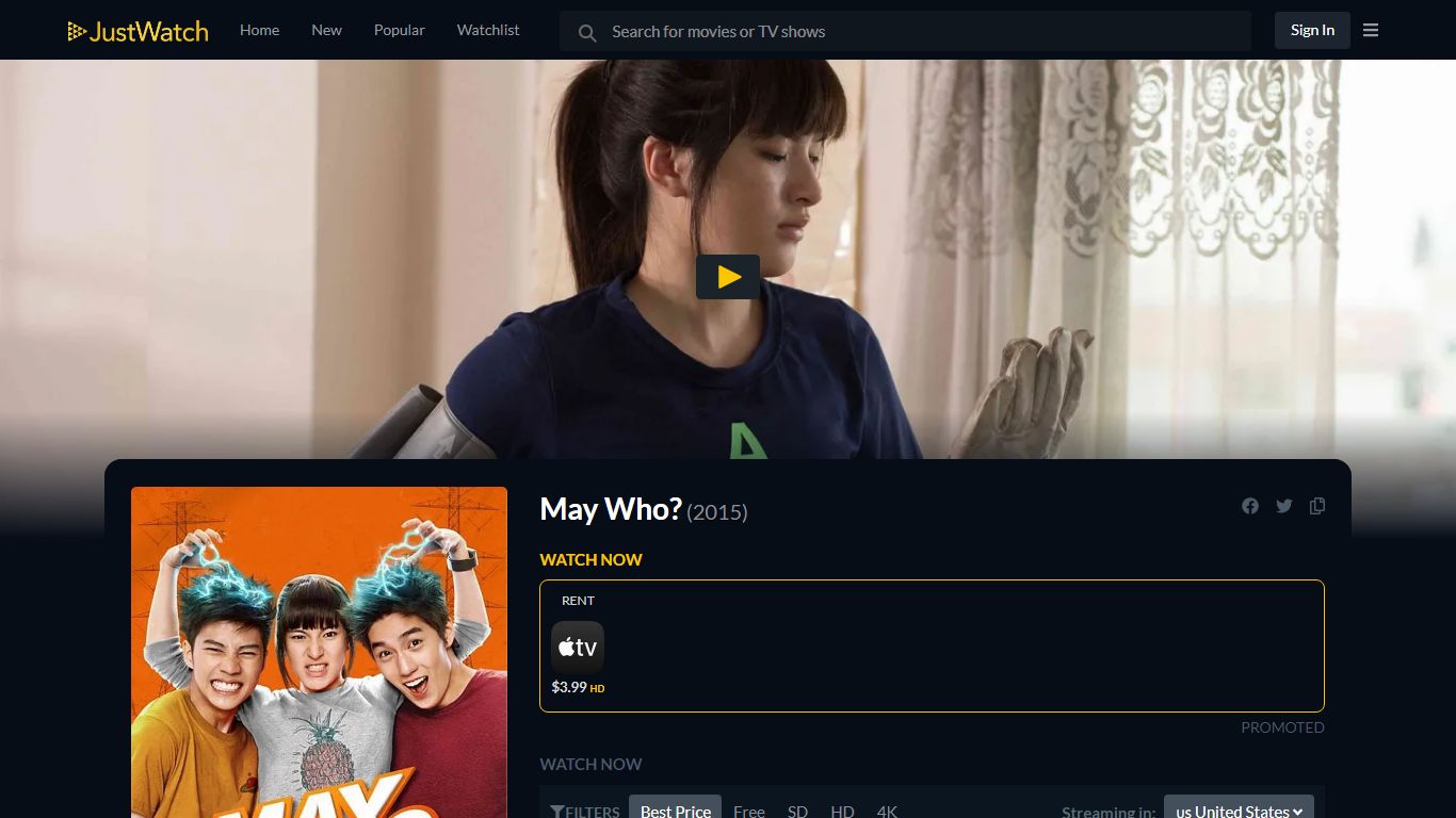 May Who? streaming: where to watch movie online?